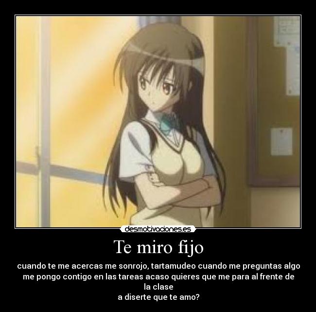 carteles anime otaku secreto amor desmotivaciones
