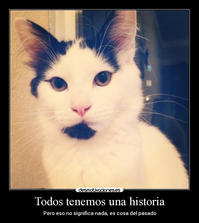 Todos tenemos una historia - Pero eso no significa nada, es cosa del pasado