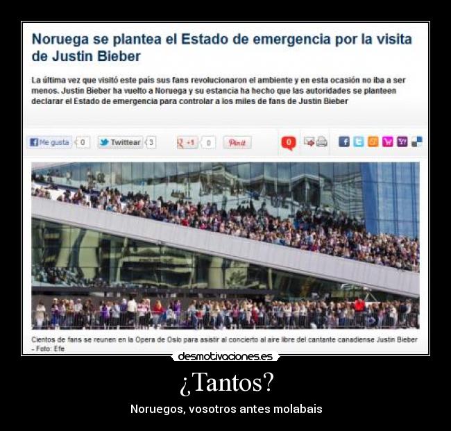 ¿Tantos? - Noruegos, vosotros antes molabais