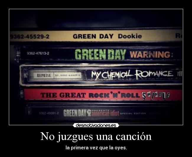 No juzgues una canción -