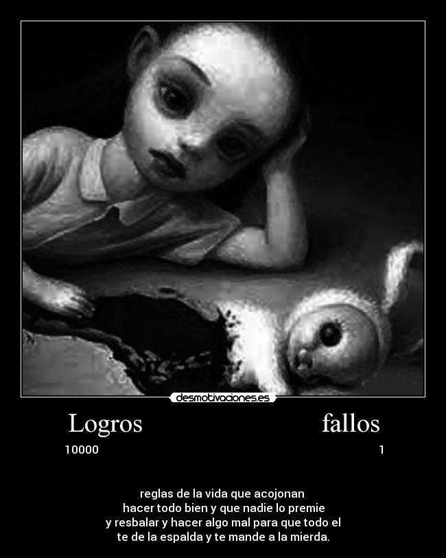 Logros                          fallos - 