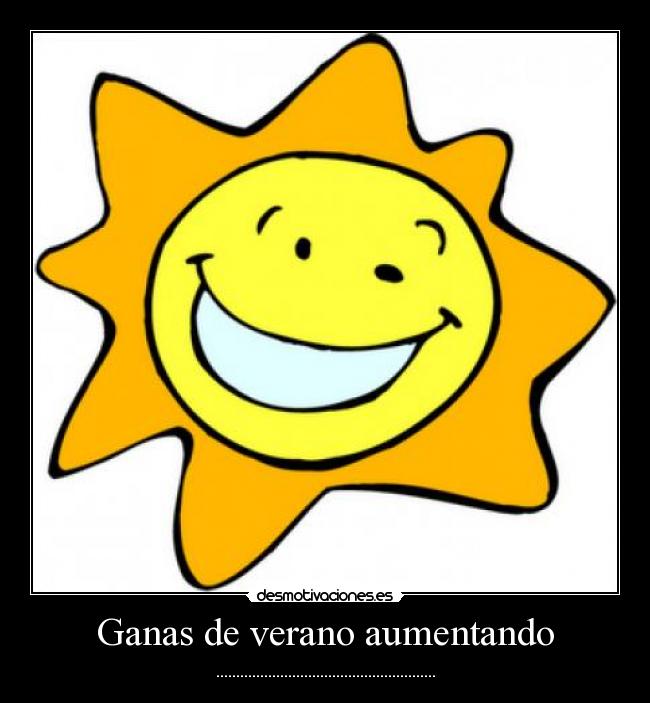 Ganas de verano aumentando - 