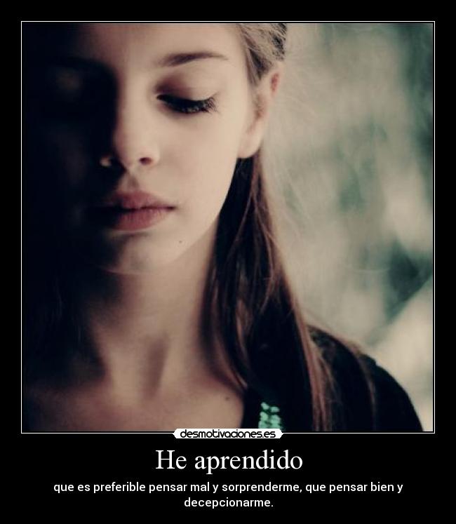He aprendido -