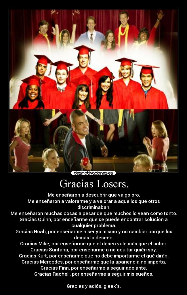 Gracias Losers. - 