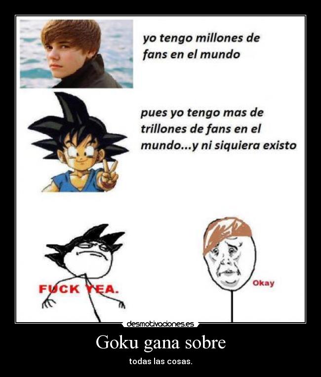 Goku gana sobre - 