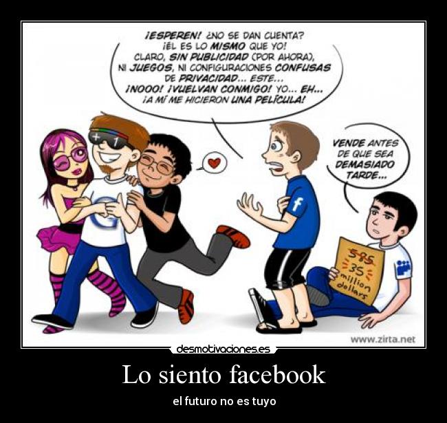 Lo siento facebook - el futuro no es tuyo