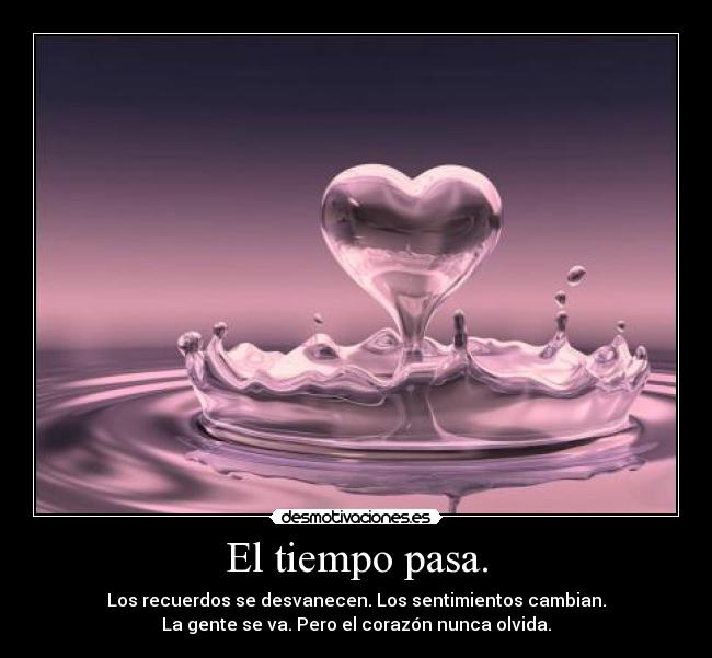 El tiempo pasa. - 