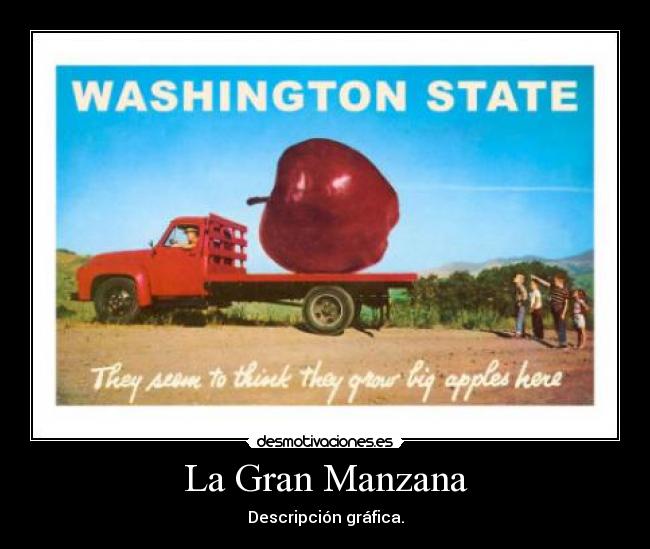 La Gran Manzana - Descripción gráfica.