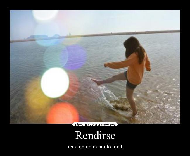 Rendirse - 