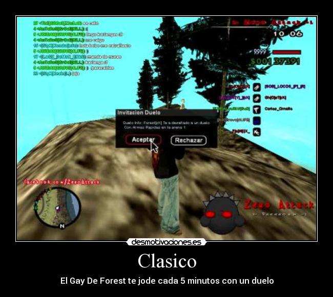 Clasico - El Gay De Forest te jode cada 5 minutos con un duelo