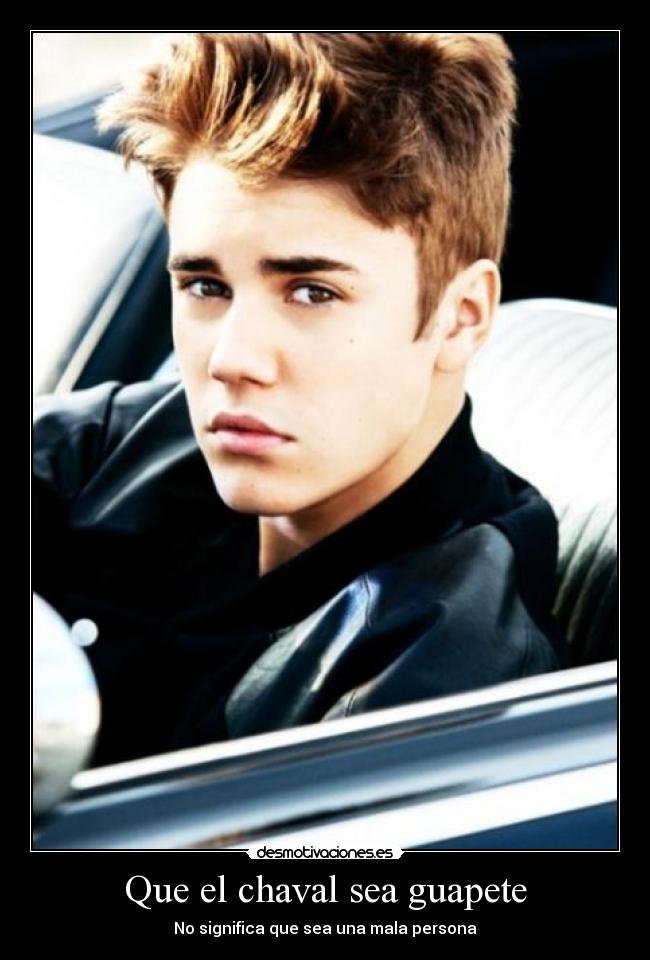 Que el chaval sea guapete -