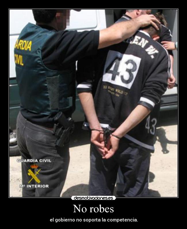 carteles ladrones desmotivaciones