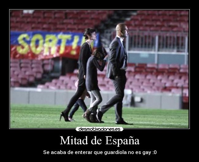 carteles espana gardiola gay desmotivaciones