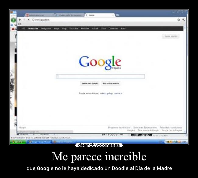Me parece increible -