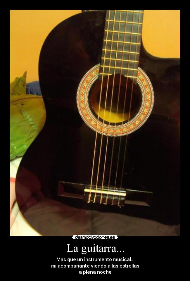 La guitarra... - Mas que un instrumento musical...
mi acompañante viendo a las estrellas
a plena noche