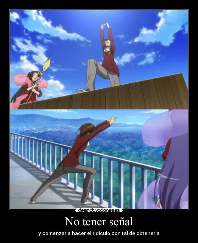 No tener señal -