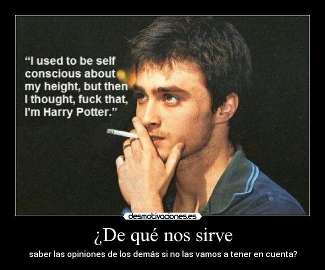 ¿De qué nos sirve - 