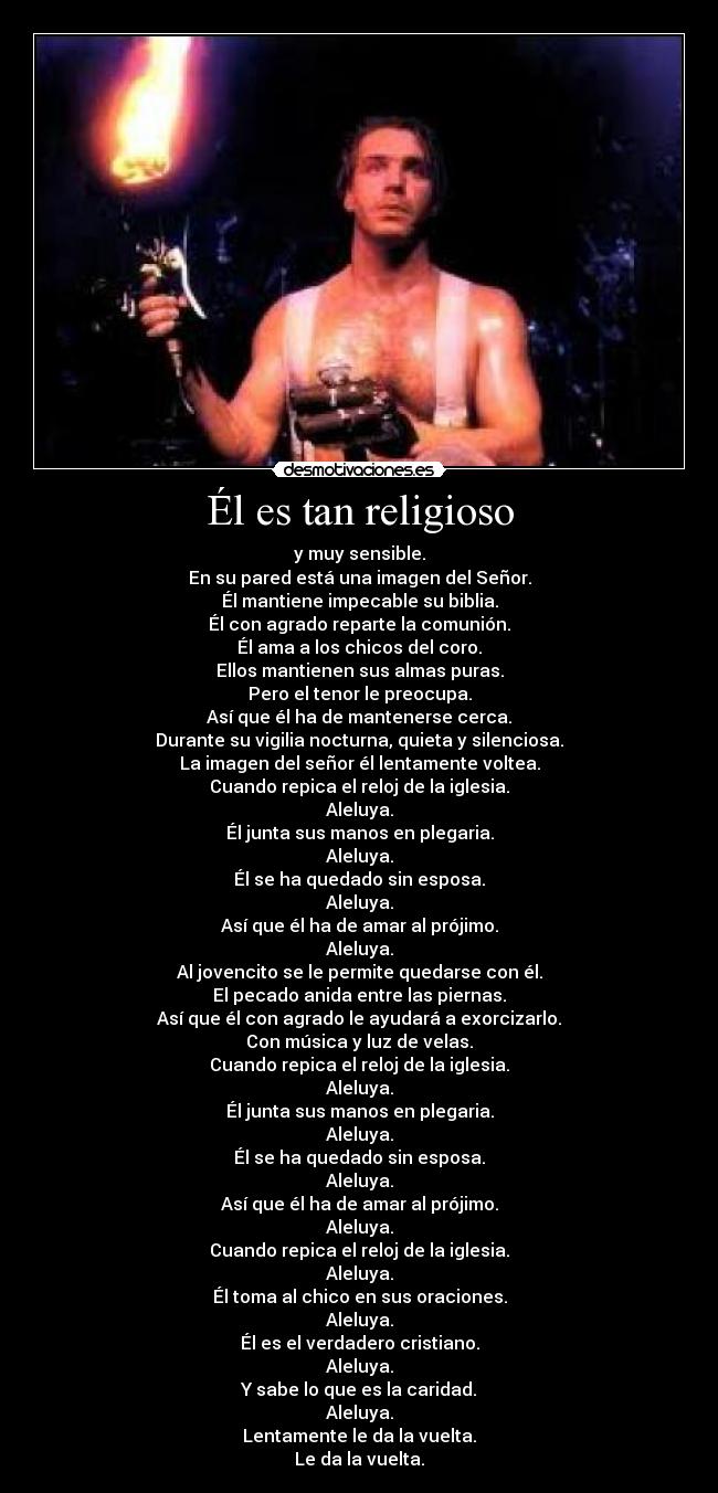 Él es tan religioso - 