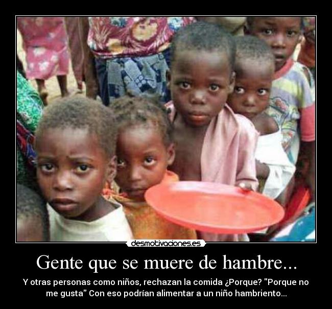 carteles hambre desmotivaciones