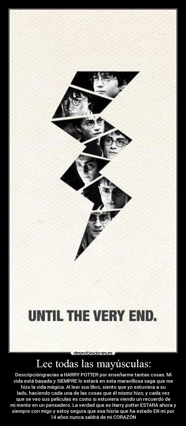 Lee todas las mayúsculas: -