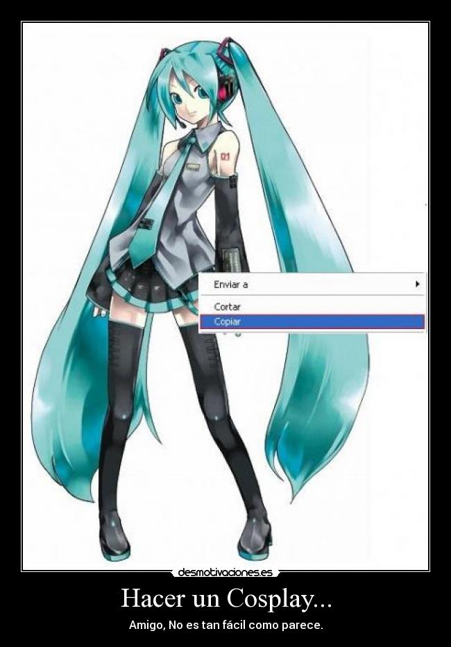 Hacer un Cosplay... - 