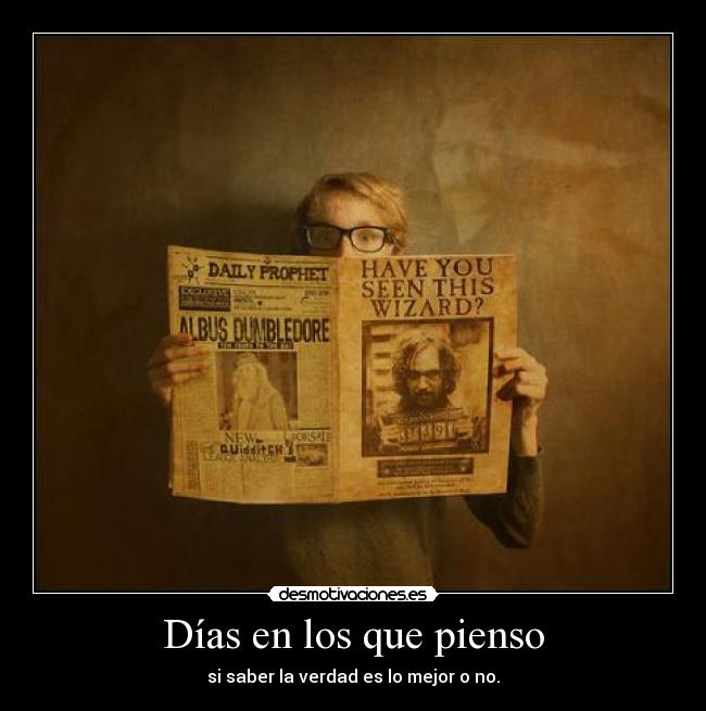 Días en los que pienso - 