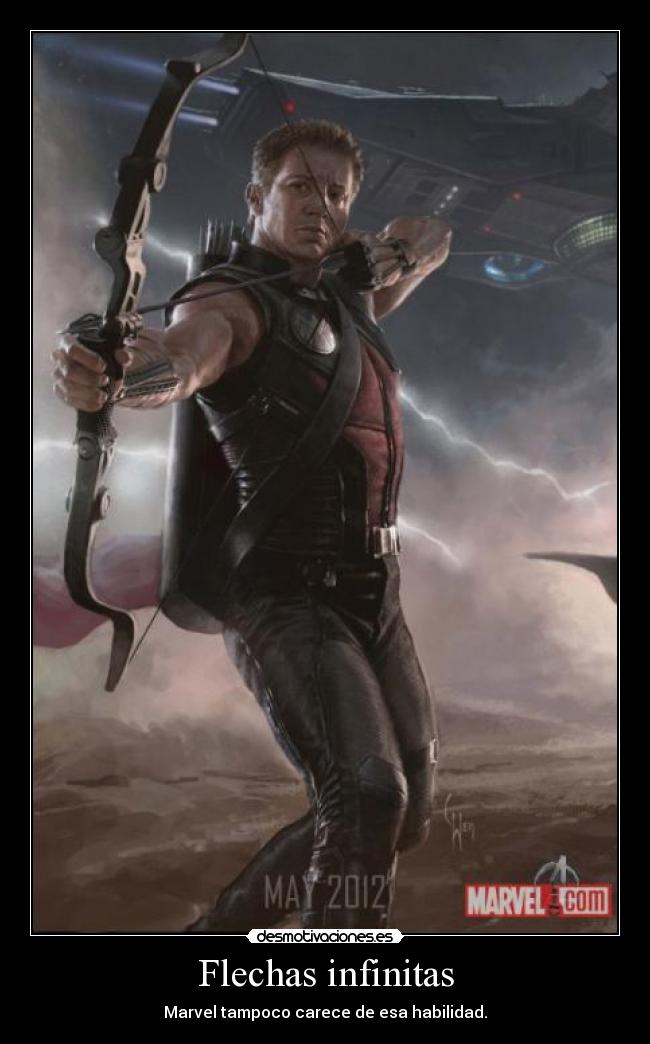Flechas infinitas - Marvel tampoco carece de esa habilidad.