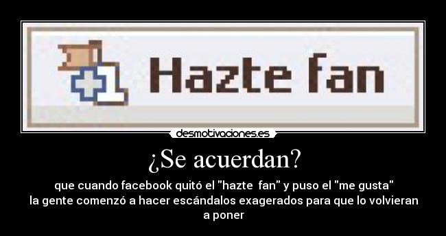 ¿Se acuerdan? - 