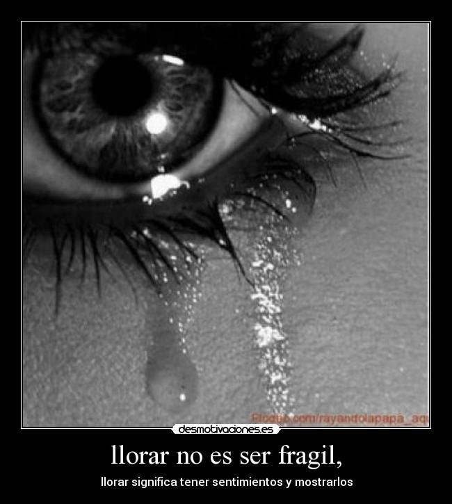 carteles llorar vida desmotivaciones