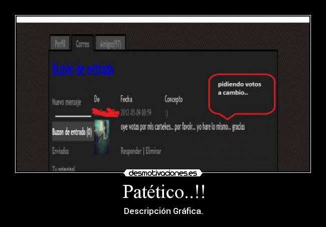 Patético..!! -