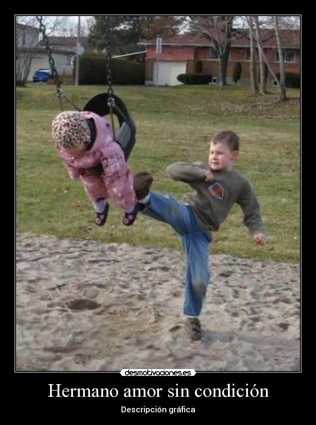 Hermano amor sin condición - Descripción gráfica