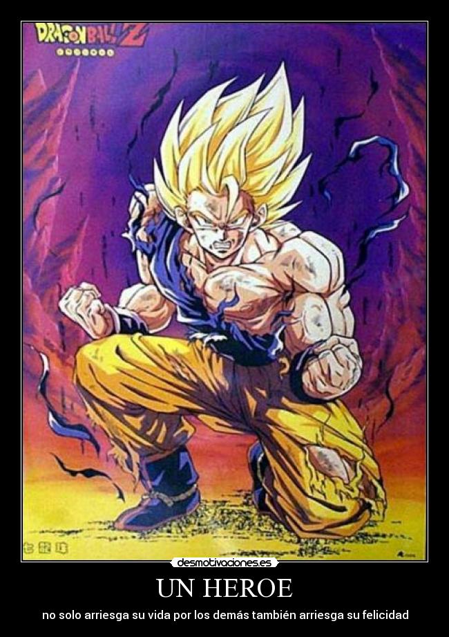 carteles goku desmotivaciones
