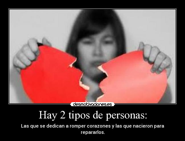 carteles hay dos tipos personas desmotivaciones