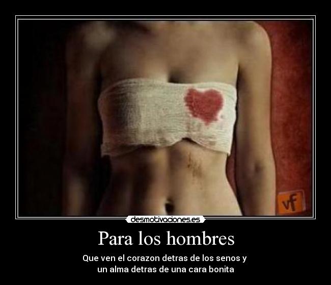 Para los hombres -