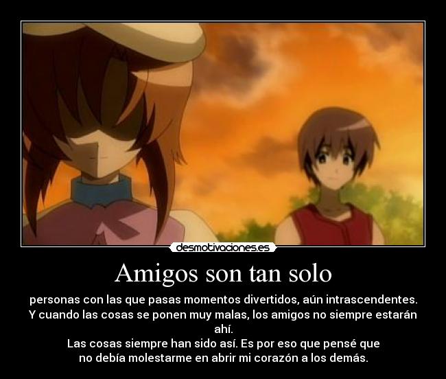 Amigos son tan solo - 