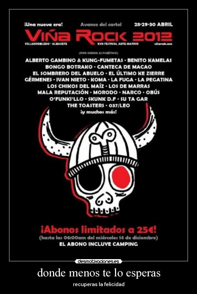 donde menos te lo esperas - recuperas la felicidad