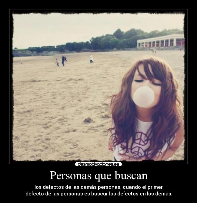 Personas que buscan -