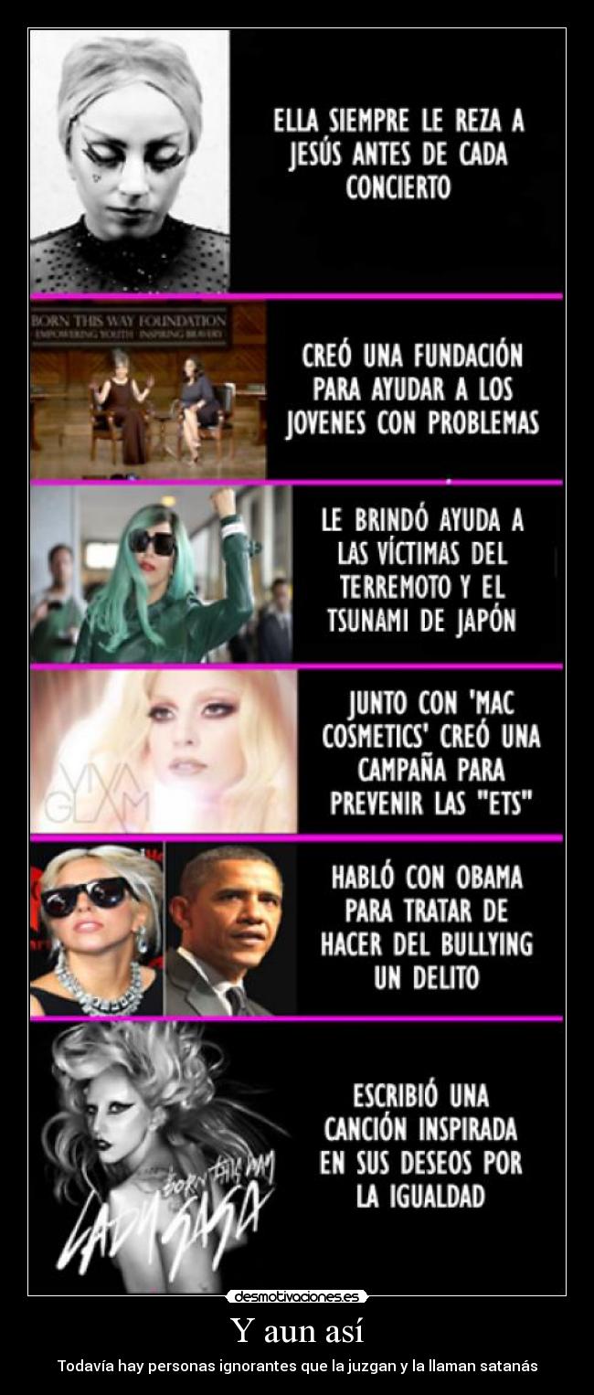 carteles gaga ignorantes juzgan desmotivaciones