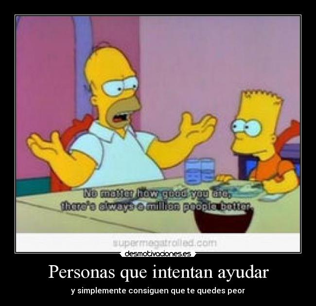 Personas que intentan ayudar - 