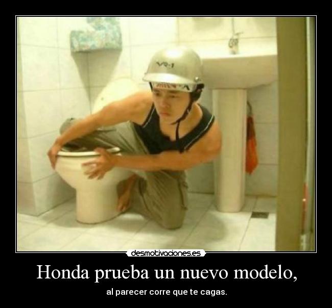 Honda prueba un nuevo modelo, - al parecer corre que te cagas.