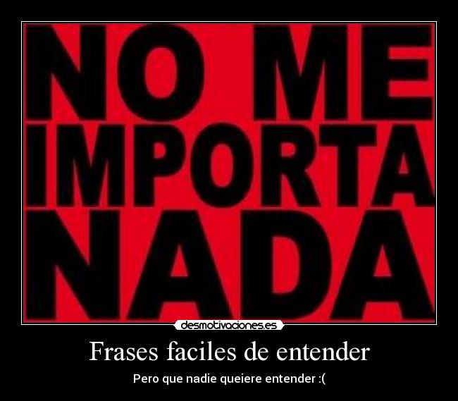 Frases faciles de entender - 