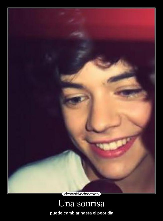 Una sonrisa - puede cambiar hasta el peor dia