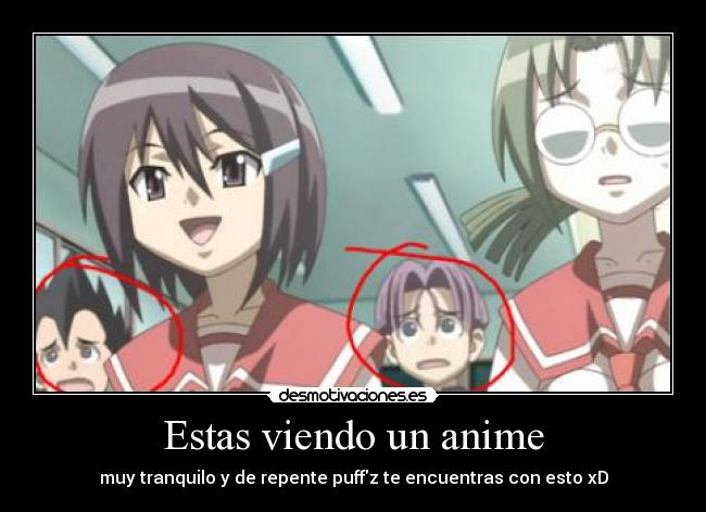 Estas viendo un anime -