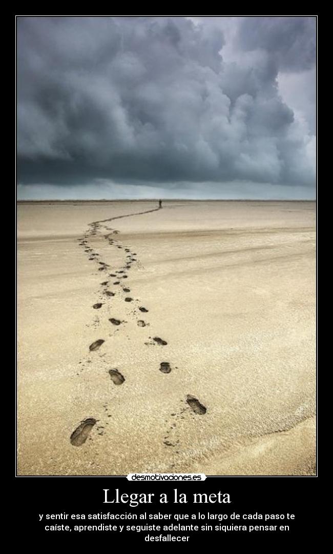 Llegar a la meta - 