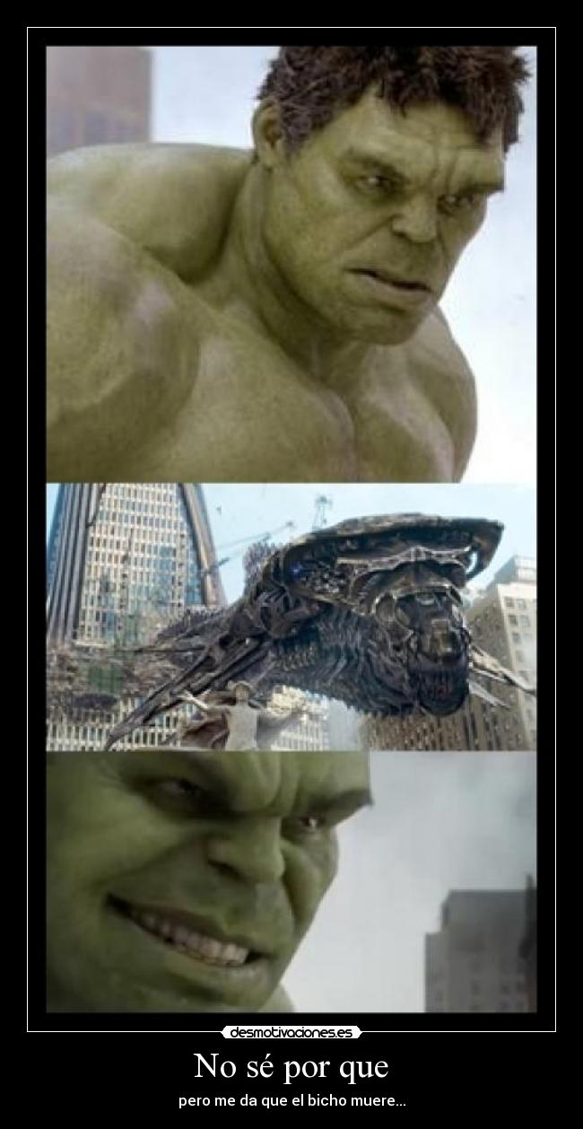 No sé por que - pero me da que el bicho muere...