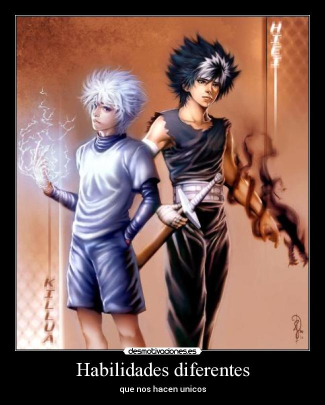 Habilidades diferentes -