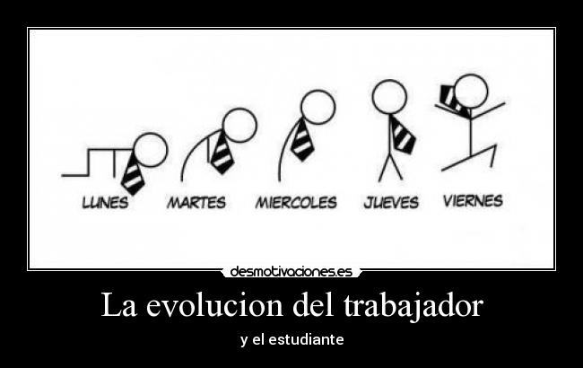La evolucion del trabajador -
