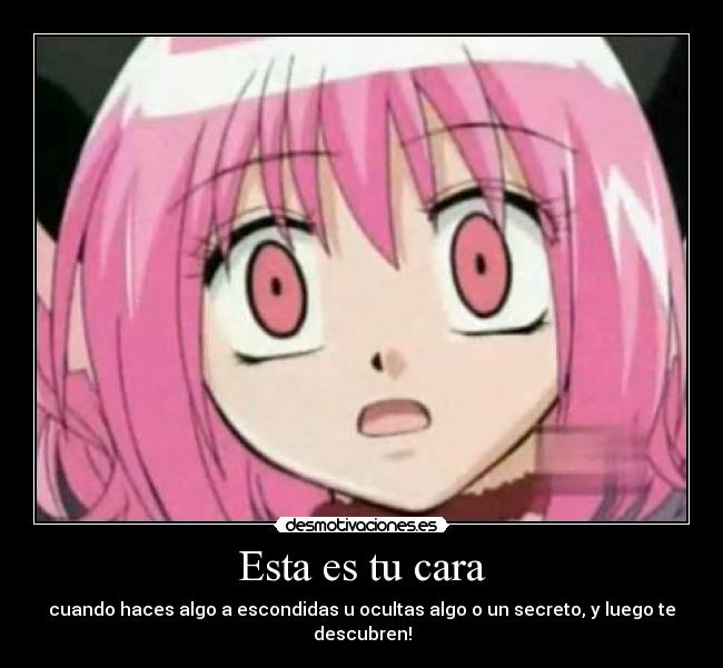carteles esta cara tokyo mew mew ichigo desmotivaciones