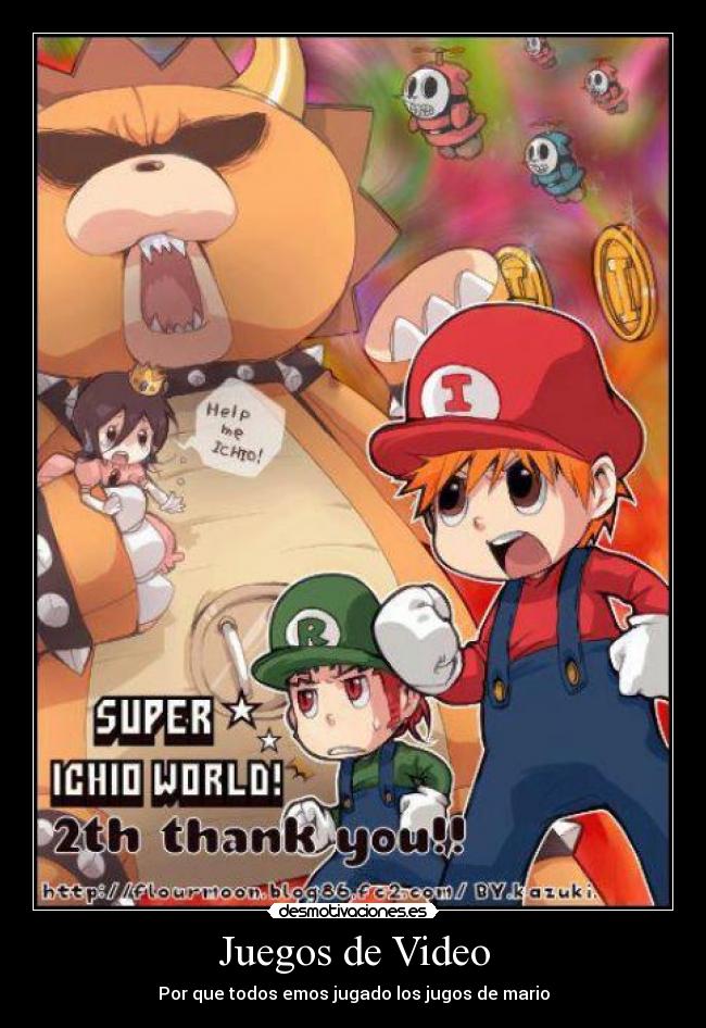 Juegos de Video - Por que todos emos jugado los jugos de mario