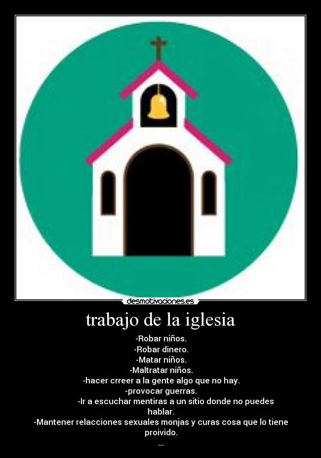 trabajo de la iglesia -